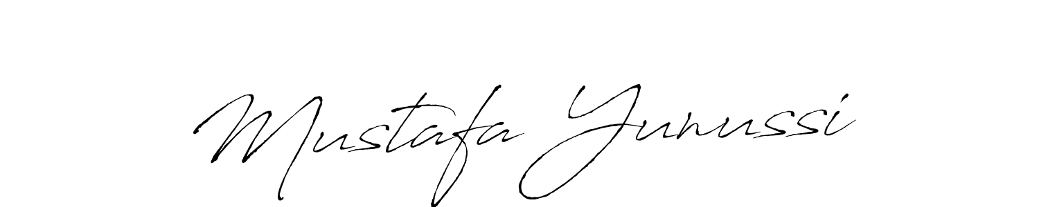 Mustafa Yunussi stylish signature style. Best Handwritten Sign (Antro_Vectra) for my name. Handwritten Signature Collection Ideas for my name Mustafa Yunussi. Mustafa Yunussi signature style 6 images and pictures png