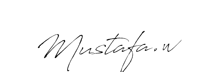 Best and Professional Signature Style for Mustafa.w. Antro_Vectra Best Signature Style Collection. Mustafa.w signature style 6 images and pictures png