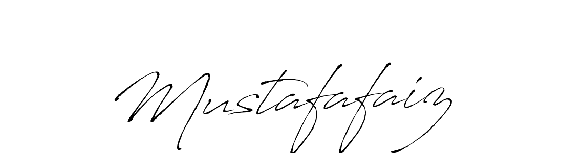 Mustafafaiz stylish signature style. Best Handwritten Sign (Antro_Vectra) for my name. Handwritten Signature Collection Ideas for my name Mustafafaiz. Mustafafaiz signature style 6 images and pictures png
