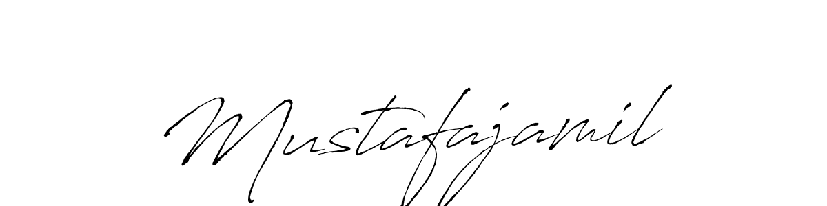 Also You can easily find your signature by using the search form. We will create Mustafajamil name handwritten signature images for you free of cost using Antro_Vectra sign style. Mustafajamil signature style 6 images and pictures png