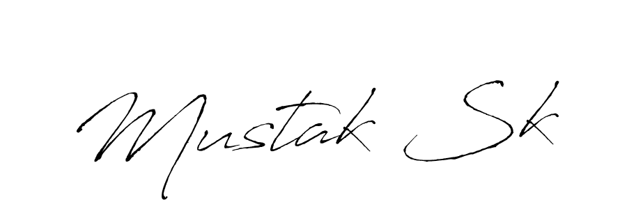 Create a beautiful signature design for name Mustak Sk. With this signature (Antro_Vectra) fonts, you can make a handwritten signature for free. Mustak Sk signature style 6 images and pictures png