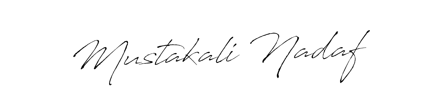 How to make Mustakali Nadaf signature? Antro_Vectra is a professional autograph style. Create handwritten signature for Mustakali Nadaf name. Mustakali Nadaf signature style 6 images and pictures png