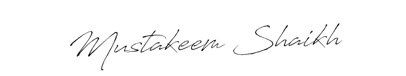 Mustakeem Shaikh stylish signature style. Best Handwritten Sign (Antro_Vectra) for my name. Handwritten Signature Collection Ideas for my name Mustakeem Shaikh. Mustakeem Shaikh signature style 6 images and pictures png