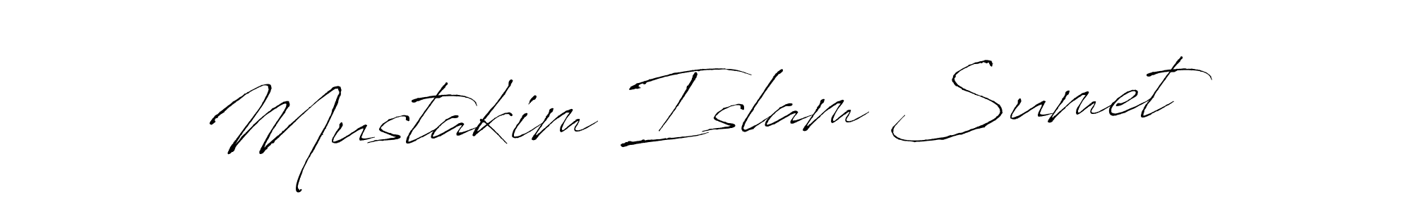 Also we have Mustakim Islam Sumet name is the best signature style. Create professional handwritten signature collection using Antro_Vectra autograph style. Mustakim Islam Sumet signature style 6 images and pictures png