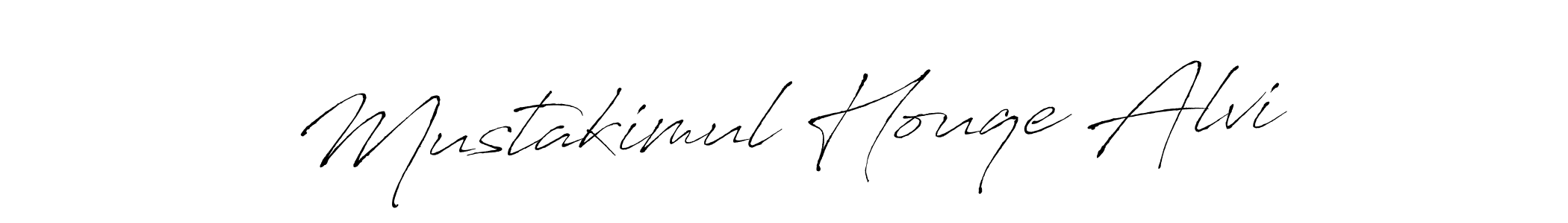 How to make Mustakimul Houqe Alvi signature? Antro_Vectra is a professional autograph style. Create handwritten signature for Mustakimul Houqe Alvi name. Mustakimul Houqe Alvi signature style 6 images and pictures png
