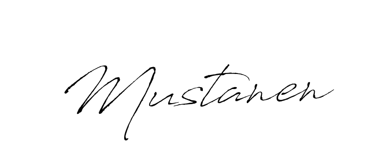 Design your own signature with our free online signature maker. With this signature software, you can create a handwritten (Antro_Vectra) signature for name Mustanen. Mustanen signature style 6 images and pictures png