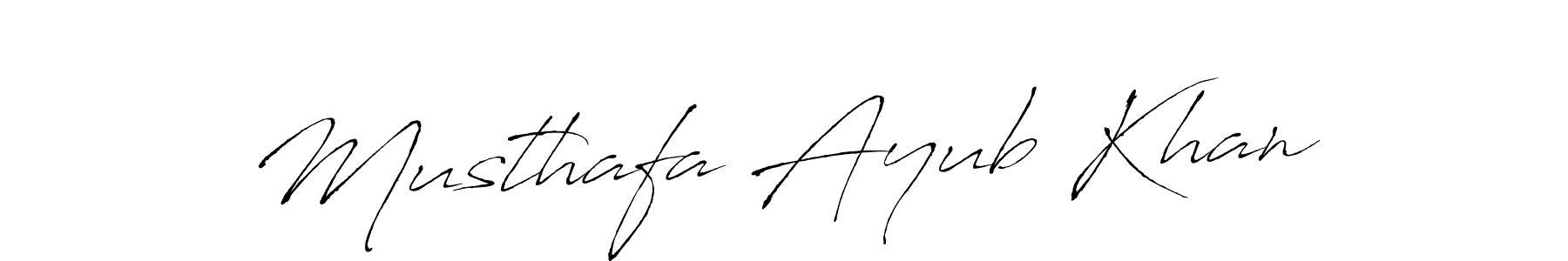 You should practise on your own different ways (Antro_Vectra) to write your name (Musthafa Ayub Khan) in signature. don't let someone else do it for you. Musthafa Ayub Khan signature style 6 images and pictures png