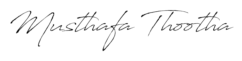 A dynamic signature style for Musthafa Thootha using Antro_Vectra script. Designed to look authentic, handwritten, and professional. Musthafa Thootha signature style 6 images and pictures png