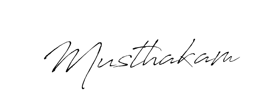 How to make Musthakam signature? Antro_Vectra is a professional autograph style. Create handwritten signature for Musthakam name. Musthakam signature style 6 images and pictures png