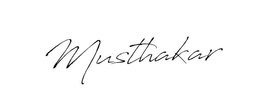 Make a beautiful signature design for name Musthakar. With this signature (Antro_Vectra) style, you can create a handwritten signature for free. Musthakar signature style 6 images and pictures png