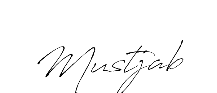 The best way (Antro_Vectra) to make a short signature is to pick only two or three words in your name. The name Mustjab include a total of six letters. For converting this name. Mustjab signature style 6 images and pictures png