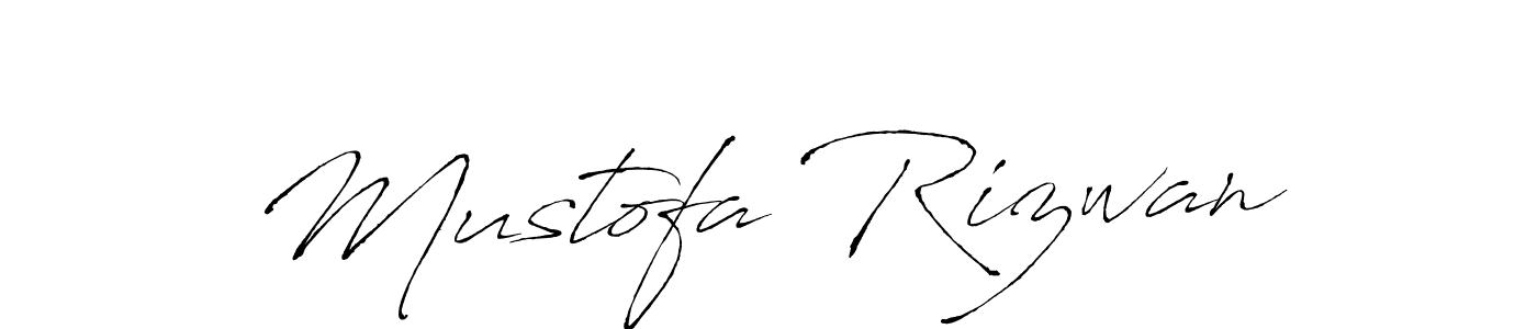 Make a beautiful signature design for name Mustofa Rizwan. With this signature (Antro_Vectra) style, you can create a handwritten signature for free. Mustofa Rizwan signature style 6 images and pictures png