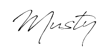Create a personalized artistic stamp with Musty in Antro_Vectra font. Perfect for visual artists, designers, and influencers. Musty signature style 6 images and pictures png