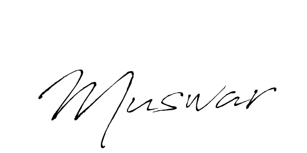 The best way (Antro_Vectra) to make a short signature is to pick only two or three words in your name. The name Muswar include a total of six letters. For converting this name. Muswar signature style 6 images and pictures png