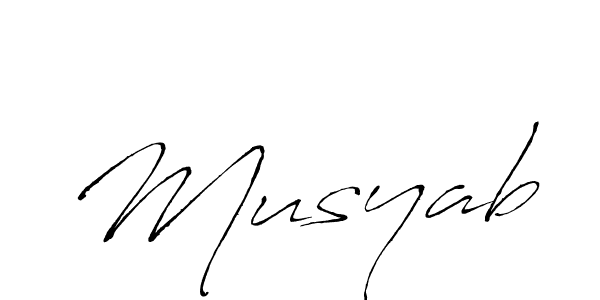 It looks lik you need a new signature style for name Musyab. Design unique handwritten (Antro_Vectra) signature with our free signature maker in just a few clicks. Musyab signature style 6 images and pictures png