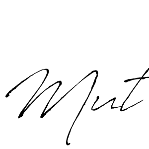 How to make Mut signature? Antro_Vectra is a professional autograph style. Create handwritten signature for Mut name. Mut signature style 6 images and pictures png