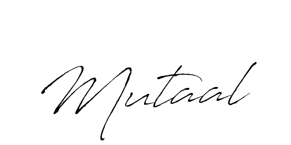 Mutaal stylish signature style. Best Handwritten Sign (Antro_Vectra) for my name. Handwritten Signature Collection Ideas for my name Mutaal. Mutaal signature style 6 images and pictures png