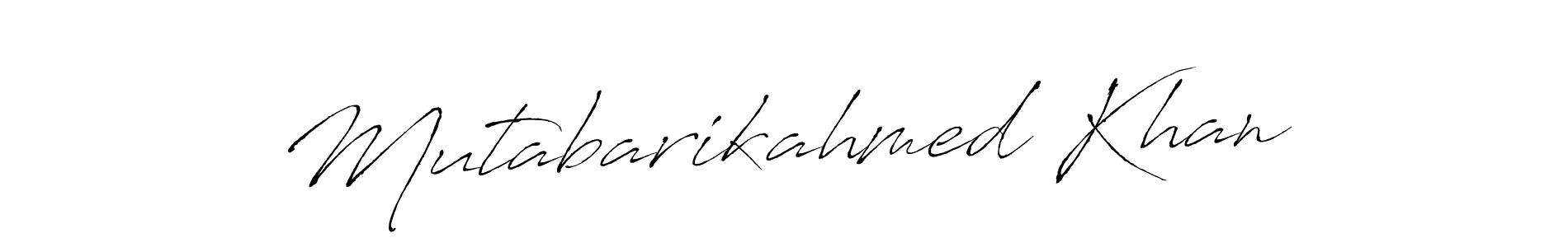 Also You can easily find your signature by using the search form. We will create Mutabarikahmed Khan name handwritten signature images for you free of cost using Antro_Vectra sign style. Mutabarikahmed Khan signature style 6 images and pictures png