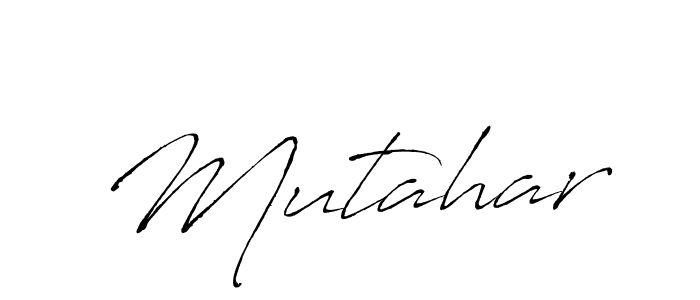 Antro_Vectra is a professional signature style that is perfect for those who want to add a touch of class to their signature. It is also a great choice for those who want to make their signature more unique. Get Mutahar name to fancy signature for free. Mutahar signature style 6 images and pictures png