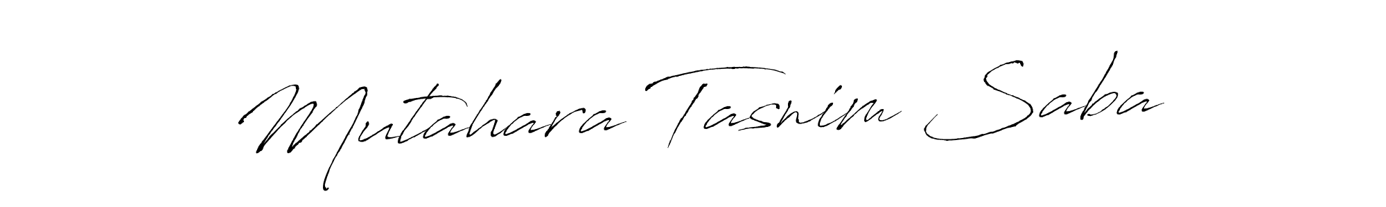 It looks lik you need a new signature style for name Mutahara Tasnim Saba. Design unique handwritten (Antro_Vectra) signature with our free signature maker in just a few clicks. Mutahara Tasnim Saba signature style 6 images and pictures png