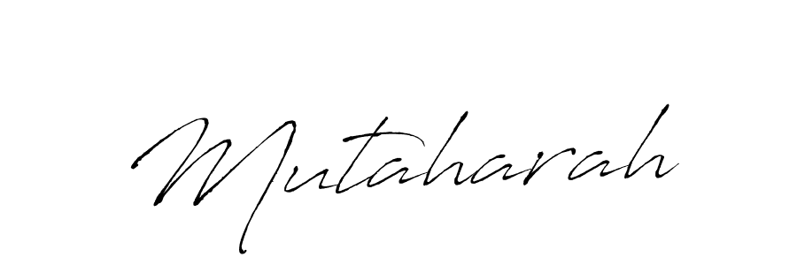 You should practise on your own different ways (Antro_Vectra) to write your name (Mutaharah) in signature. don't let someone else do it for you. Mutaharah signature style 6 images and pictures png