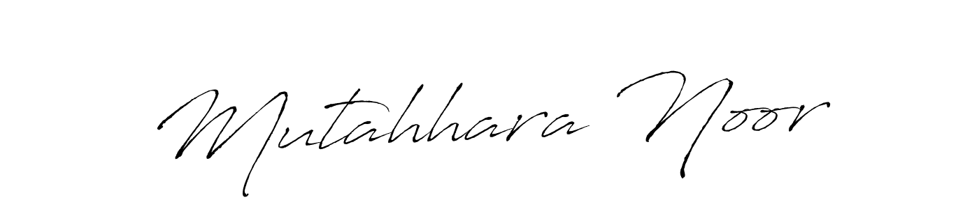 The best way (Antro_Vectra) to make a short signature is to pick only two or three words in your name. The name Mutahhara Noor include a total of six letters. For converting this name. Mutahhara Noor signature style 6 images and pictures png