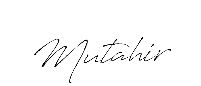 Make a beautiful signature design for name Mutahir. Use this online signature maker to create a handwritten signature for free. Mutahir signature style 6 images and pictures png