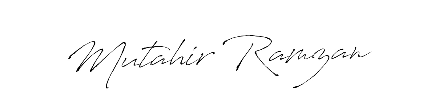 This is the best signature style for the Mutahir Ramzan name. Also you like these signature font (Antro_Vectra). Mix name signature. Mutahir Ramzan signature style 6 images and pictures png