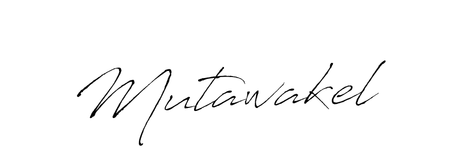 Mutawakel stylish signature style. Best Handwritten Sign (Antro_Vectra) for my name. Handwritten Signature Collection Ideas for my name Mutawakel. Mutawakel signature style 6 images and pictures png