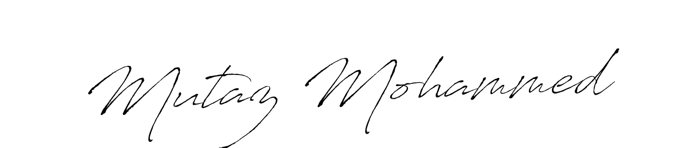 Antro_Vectra is a professional signature style that is perfect for those who want to add a touch of class to their signature. It is also a great choice for those who want to make their signature more unique. Get Mutaz Mohammed name to fancy signature for free. Mutaz Mohammed signature style 6 images and pictures png