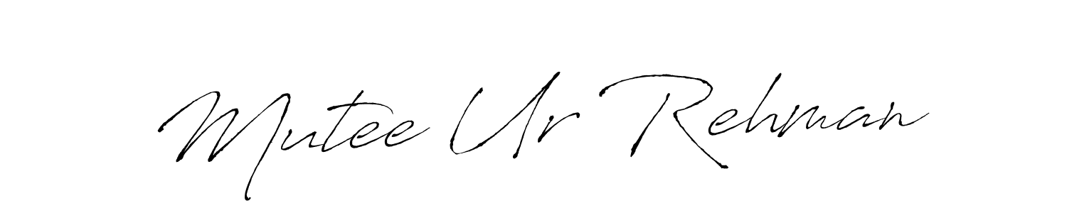 How to make Mutee Ur Rehman signature? Antro_Vectra is a professional autograph style. Create handwritten signature for Mutee Ur Rehman name. Mutee Ur Rehman signature style 6 images and pictures png