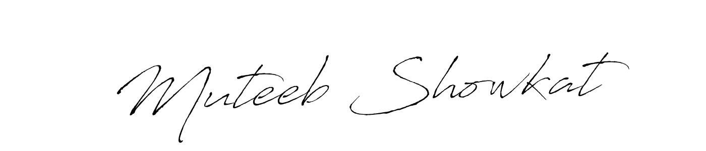 Also we have Muteeb Showkat name is the best signature style. Create professional handwritten signature collection using Antro_Vectra autograph style. Muteeb Showkat signature style 6 images and pictures png