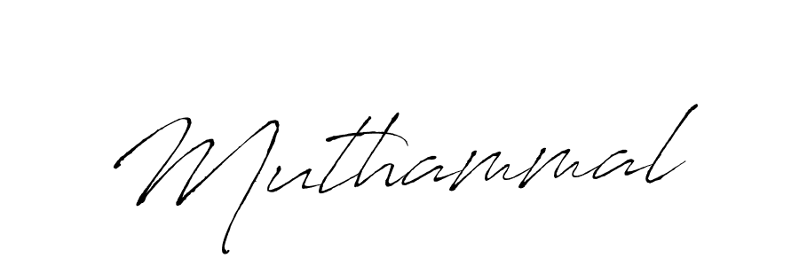 Design your own signature with our free online signature maker. With this signature software, you can create a handwritten (Antro_Vectra) signature for name Muthammal. Muthammal signature style 6 images and pictures png