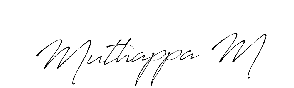 You can use this online signature creator to create a handwritten signature for the name Muthappa M. This is the best online autograph maker. Muthappa M signature style 6 images and pictures png