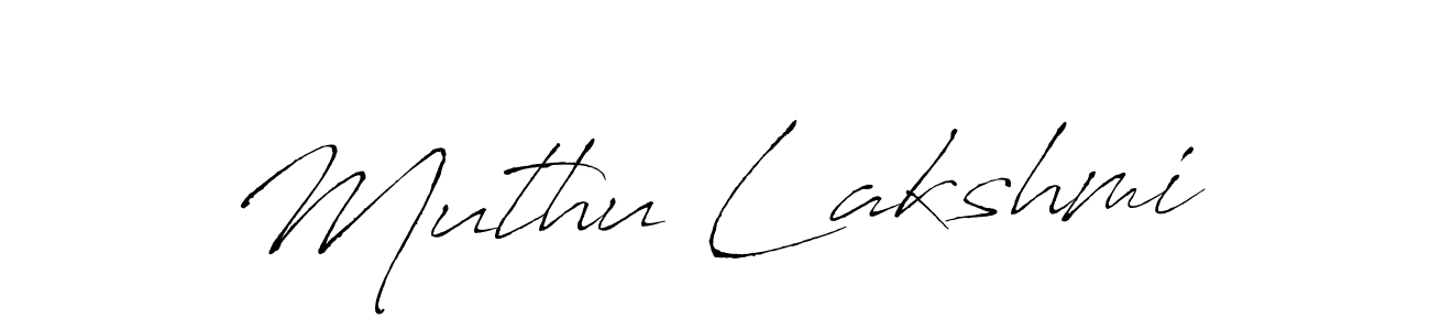 The best way (Antro_Vectra) to make a short signature is to pick only two or three words in your name. The name Muthu Lakshmi include a total of six letters. For converting this name. Muthu Lakshmi signature style 6 images and pictures png