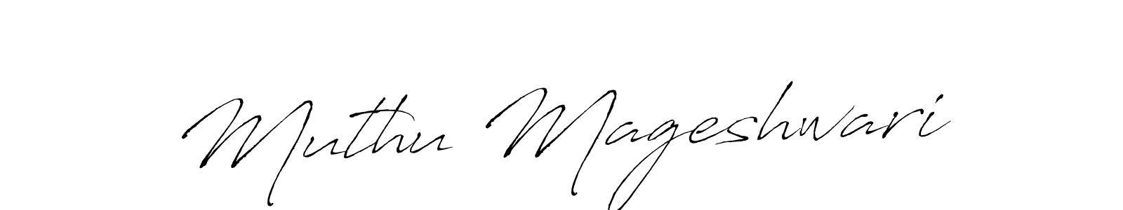 Design your own signature with our free online signature maker. With this signature software, you can create a handwritten (Antro_Vectra) signature for name Muthu Mageshwari. Muthu Mageshwari signature style 6 images and pictures png