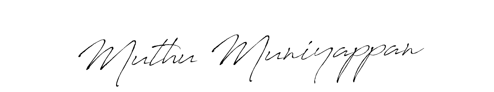 Create a beautiful signature design for name Muthu Muniyappan. With this signature (Antro_Vectra) fonts, you can make a handwritten signature for free. Muthu Muniyappan signature style 6 images and pictures png