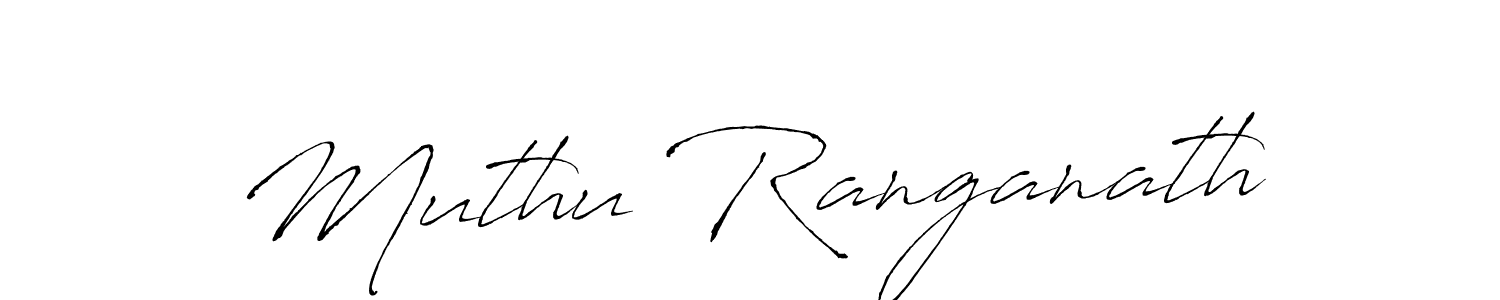 Make a beautiful signature design for name Muthu Ranganath. With this signature (Antro_Vectra) style, you can create a handwritten signature for free. Muthu Ranganath signature style 6 images and pictures png