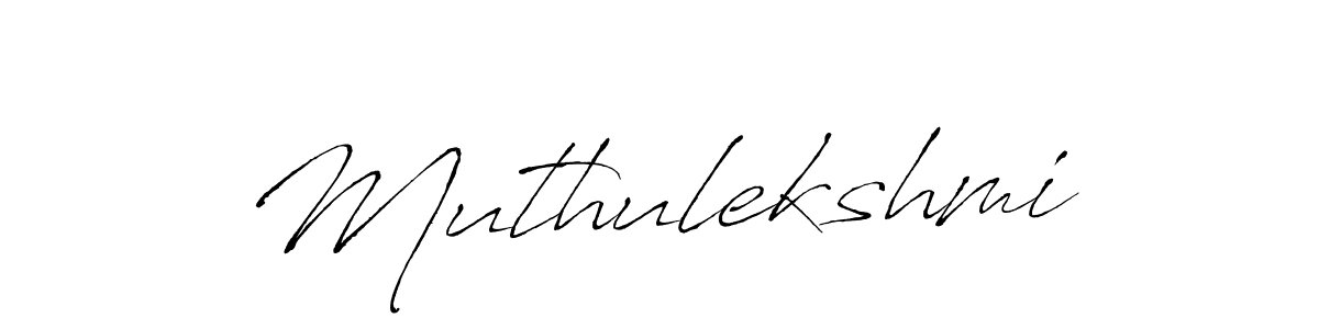 Create a beautiful signature design for name Muthulekshmi. With this signature (Antro_Vectra) fonts, you can make a handwritten signature for free. Muthulekshmi signature style 6 images and pictures png