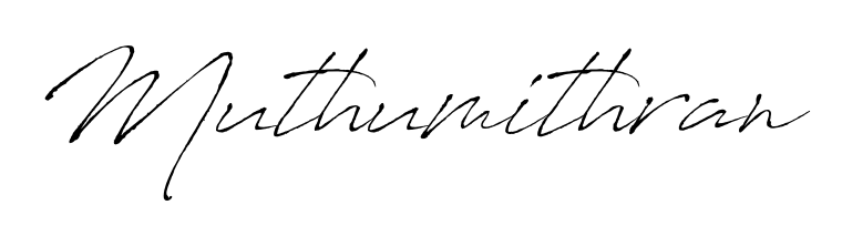 An effortless, minimalist signature concept for Muthumithran using Antro_Vectra design. Clean lines that look great on any document. Muthumithran signature style 6 images and pictures png