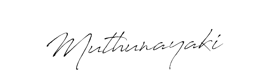 Muthunayaki stylish signature style. Best Handwritten Sign (Antro_Vectra) for my name. Handwritten Signature Collection Ideas for my name Muthunayaki. Muthunayaki signature style 6 images and pictures png