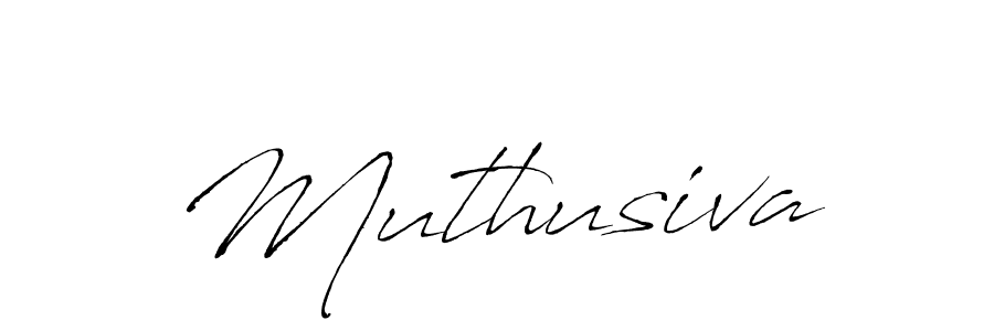 Also we have Muthusiva name is the best signature style. Create professional handwritten signature collection using Antro_Vectra autograph style. Muthusiva signature style 6 images and pictures png