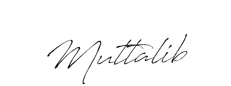 Create a beautiful signature design for name Muttalib. With this signature (Antro_Vectra) fonts, you can make a handwritten signature for free. Muttalib signature style 6 images and pictures png