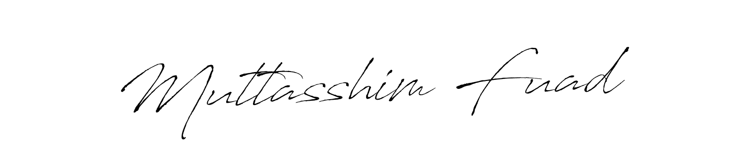 Also You can easily find your signature by using the search form. We will create Muttasshim Fuad name handwritten signature images for you free of cost using Antro_Vectra sign style. Muttasshim Fuad signature style 6 images and pictures png