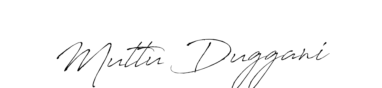 How to make Muttu Duggani signature? Antro_Vectra is a professional autograph style. Create handwritten signature for Muttu Duggani name. Muttu Duggani signature style 6 images and pictures png