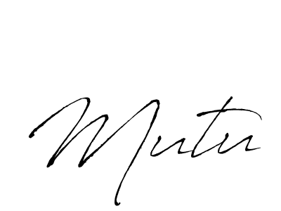 How to make Mutu signature? Antro_Vectra is a professional autograph style. Create handwritten signature for Mutu name. Mutu signature style 6 images and pictures png