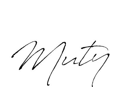 if you are searching for the best signature style for your name Muty. so please give up your signature search. here we have designed multiple signature styles  using Antro_Vectra. Muty signature style 6 images and pictures png