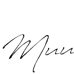 How to Draw Muu signature style? Antro_Vectra is a latest design signature styles for name Muu. Muu signature style 6 images and pictures png