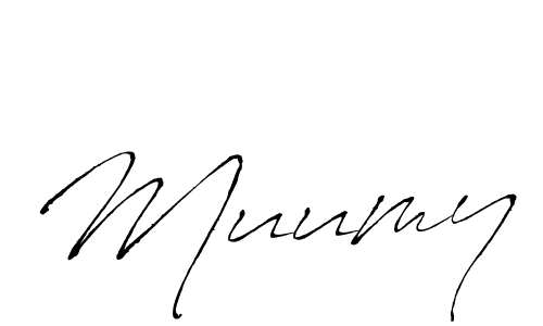 The best way (Antro_Vectra) to make a short signature is to pick only two or three words in your name. The name Muumy include a total of six letters. For converting this name. Muumy signature style 6 images and pictures png
