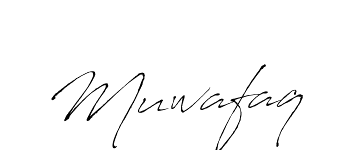 if you are searching for the best signature style for your name Muwafaq. so please give up your signature search. here we have designed multiple signature styles  using Antro_Vectra. Muwafaq signature style 6 images and pictures png